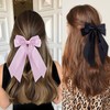 hisial 6Pcs Bow Hair Ties No Damage Ponytail Holders Hair