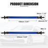 MACHSWON 2pcs Front Rear Bumper Lip Splitter Strut Rod Adjustable