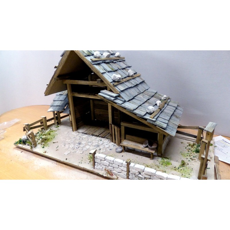 menta-modellbau 30 Field Stones, Nativity Scene, Build Your Own Crib