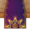 Happy Diwali Decorations for Home Diwali Table Runner Indian Peacock