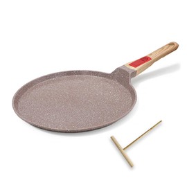 RANX INGST Crepe Pan 25 cm with Removable Handle, Brown