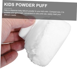 MERRYHAPY 2Sets Portable Talcum Powder Puff for Talc Body Puff with Storage Case Shower for Care