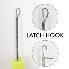 DONNA Crochet Needle, Crochet Braid Hair Latch Hook Hair Extension Lime Pink