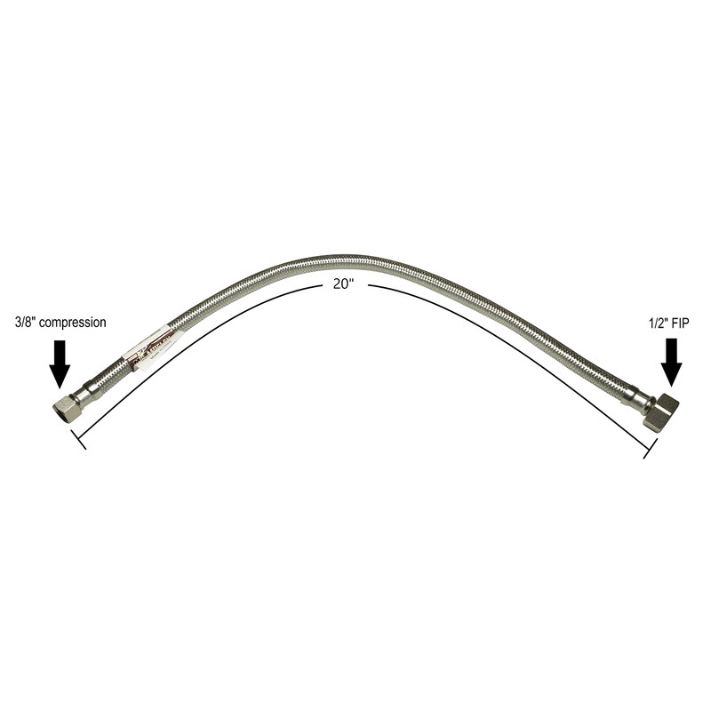 Complete Set 1/2 in. NOM Inlet x 3/8 in. OD