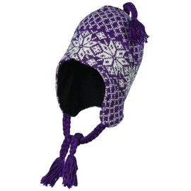 Woolrich Women's Lamb's wool/Angora Blend Peruvian Hat (MulBerry)