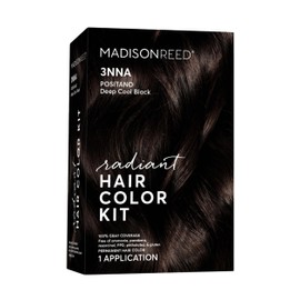 Madison Reed Radiant Hair Color Kit | 3NNA Darkest Brown Black (Positano Black) for 100% Gray Hair Coverage | Salon Quality Permanent Hair Dye | PPD-Free & Ammonia-Free | (Packaging May Vary) 1 Pack