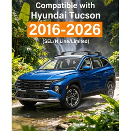 360lb Top-Lock Roof Rack Cross Bars Fit for Hyundai Tucson 2016-2026