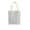 Jeelow Plaid Canvas Shoulder Bag for Women with Snap Closure,