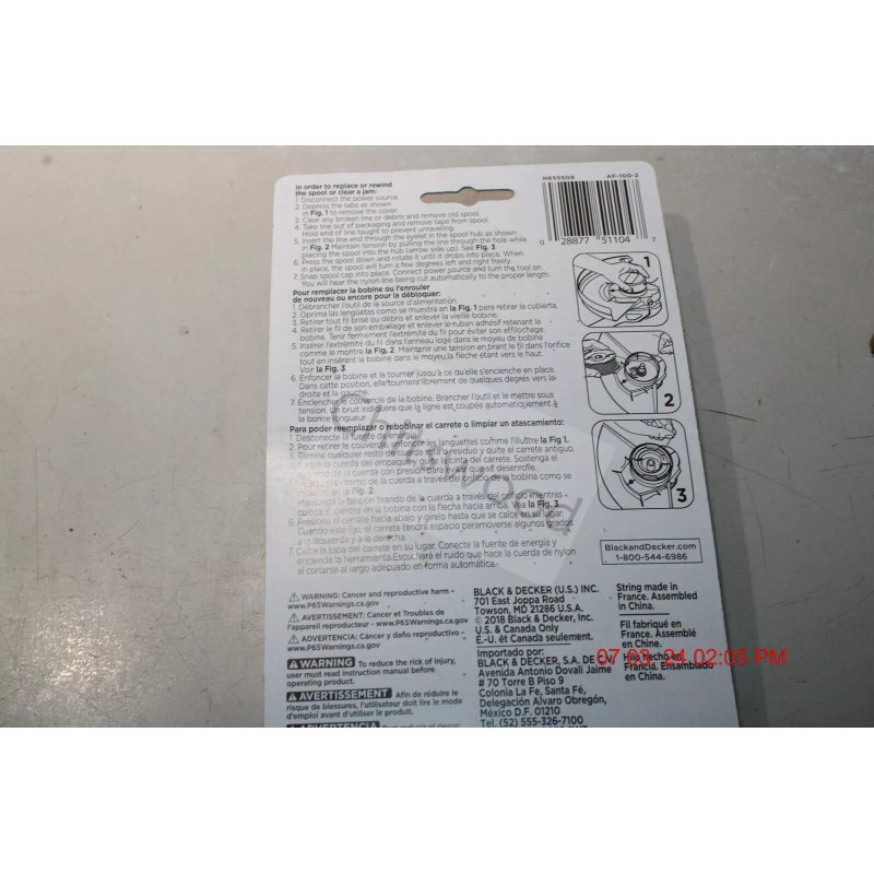 BLACK+DECKER Black & Decker Automatic Feed Spools AF-100-2, NOS, 30