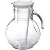 Bormioli Rocco Kufra Glass Pitcher with Ice Container and Lid,