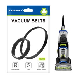 LANMU Replacement Belts Set Compatible with Bissell 3071 3067 3072 3109 TurboClean DualPro Pet/PowerForce PowerBrush Pet XL Carpet Cleaner, Replace Parts 1626502 & 1626486