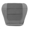 Zieichy Driver Side Bottom Replacement Cloth Seat Cover Gray Compatible
