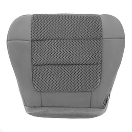 Zieichy Driver Side Bottom Replacement Cloth Seat Cover Gray Compatible with Ford F150 XLT 2001 2002 2003
