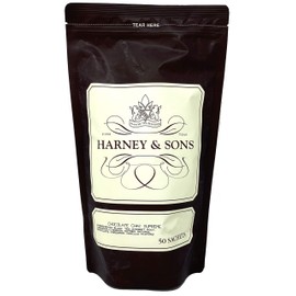 Harney & Sons Chai Supreme Tea Sachets in Bulk Bag, Chocoate 50 Count