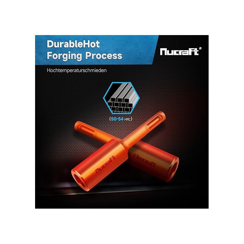 Nucraft SDS-PLUS Professional Ground Nail Driver for Inserting Deep Earth