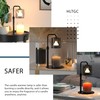 Candle Warmer Lamp with Timer Dimmer, with 2 Bulbs,Adjustable Height,