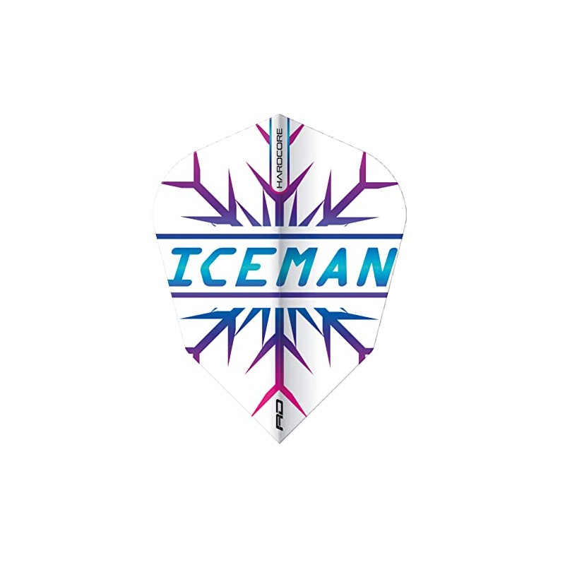 RED DRAGON Hardcore Gerwyn Price Rainbow Snowflake V-Standard Dart Flights-