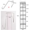 Extra Large Hanging Shoe Storage Organizer, 12 Grey Mesh Pockets