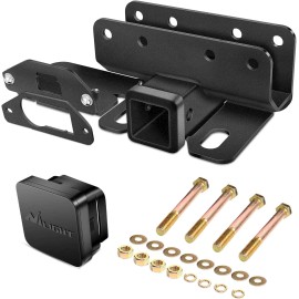 Nilight 2 Inch Rear Trailer Hitch Receiver Kit for 2021-2024 Ford Bronco 2 Door - 2021-2024 Trailer Hitch Receiver