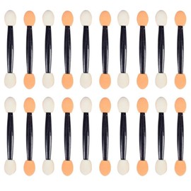 Luxxii (20 Pack) Eyeshadow Applicator Brush Sponge Tipped Makeup Tool Dual Sides Eyeshadow Applicator Brush Comestic for Lady Women Beauty