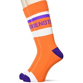 Fukusuke Men's Line Pile Crew Socks, Set of 2, light peach