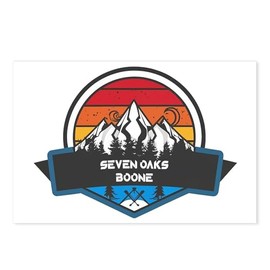 CafePress Seven Oaks Snow Ski Area Boone Iowa Postcards (Package of 8), 6"x4" Printed Note Card