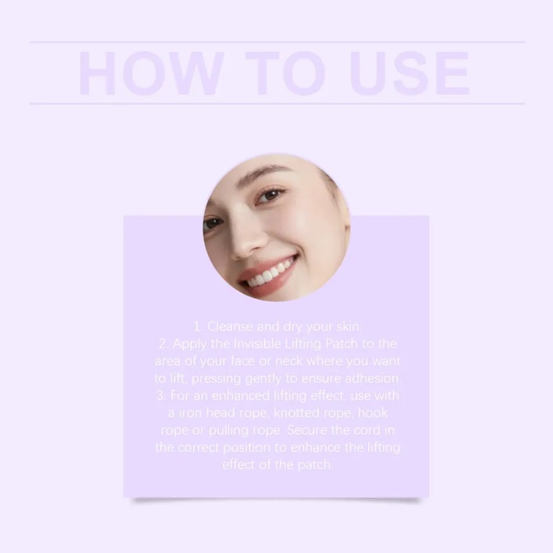 Cinta Estirable Facial Invisible Reafirmante Contorno Rostro