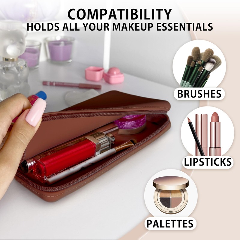 HomeGadget Makeup Brush Bag for Travel [ 22 x 11