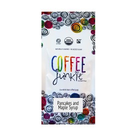 Coffee Junkie Pancakes and Maple Syrup Naturally Flavored Organic Coffee Beans - 2 LB - Decaf - Ground