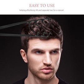 Healvian 6 Peines Texturizadores Esponjosos Peine Voluminizador Para Raíces Y Peine De Dientes Anchos Para Cabello Rizado Liso Y Texturizado Herramien