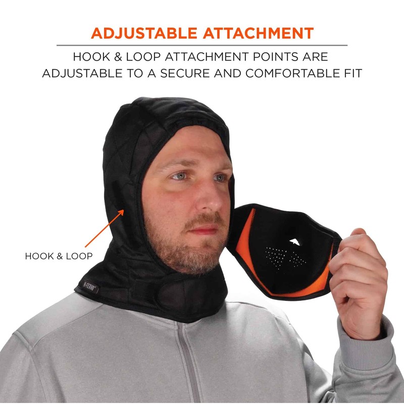 Detachable Neoprene Mouthpiece for Winter Liners, Ergodyne N-Ferno 6874,Black