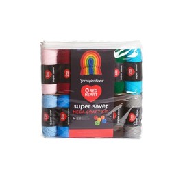Red Heart Red Heart Super Saver Mega Yarn Craft Kit for Crochet & Knitting & Amigurumi Projects