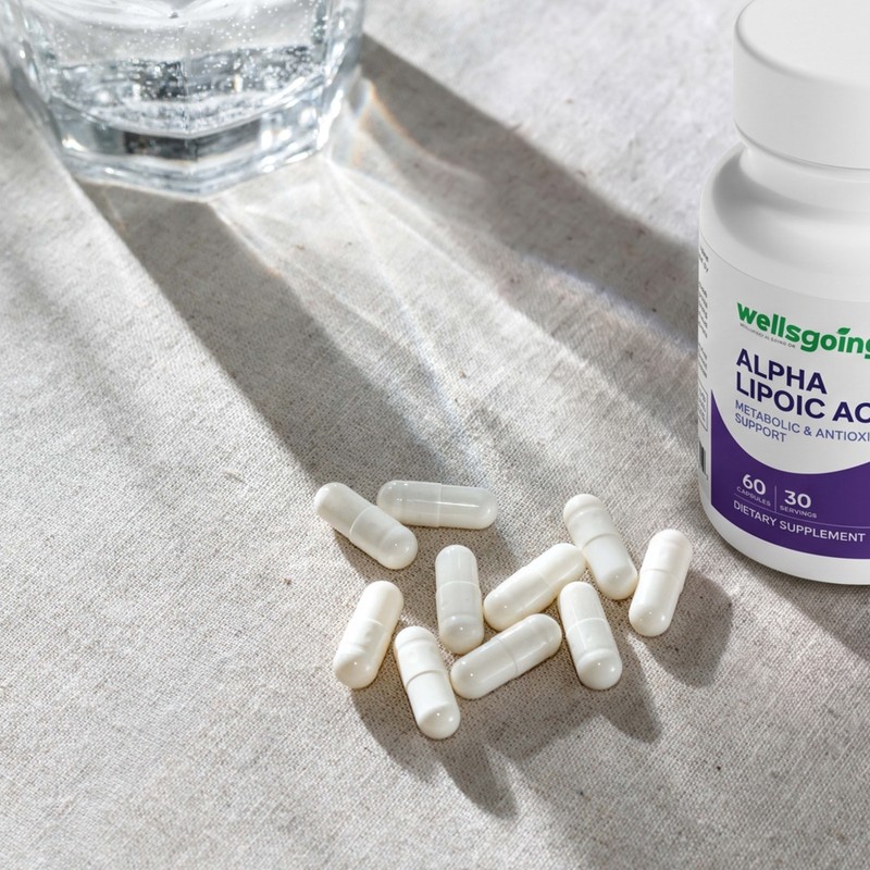 Wellsgoing Alpha Lipoic Acid 600 mg | Powerful Antioxidant &