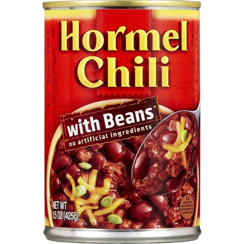 Hormel Salsa Chili With Beans Para Hot Dogs Nachos 2