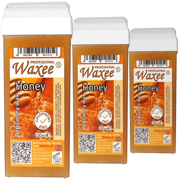 Roll On Wax Cartridge 100ml Natural Honey Wax