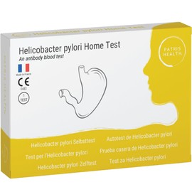 Patris Health® Helicobacter pylori Selbsttest – Bluttest zur Erkennung von Helicobacter pylori bei Magenbeschwerden, Völlegefühl & Magengeschwüren – Ergebnis in 10 Min