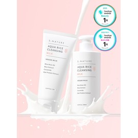 Aqua Rice Cleansing Milk 280ml+Milk 150ml 2 types / 아쿠아 라이스 클렌징밀크 280ml+밀크150ml 2종