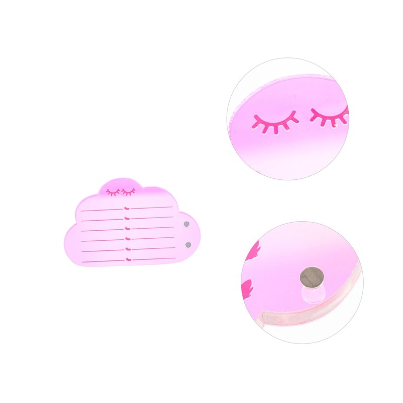 Mikinona Eyelash Extension Magnetic Display Tray Acrylic Lash Organizer Magnetic