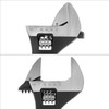 12-Inch Adjustable Spud Wrench, Heavy Duty Alloy Steel, SAE and