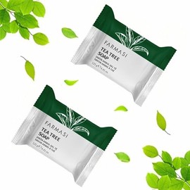 FARMASI Dr. C. Tuna Tea Tree Soap, Soothes Dry, Itchy, Cracked, Irritated Skin, Powerful Skin Protection, Hydrating and Replenishing Skin Care, Face  
