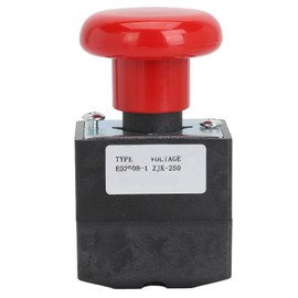 Emergency Push Button Switch DC80V Reliable Emergency Stop Switch Replacement for Albright Electric Stacker Forklift Pallet Car 250A