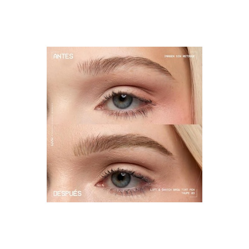NYX Professional Makeup, Lift and Snatch, Plumín de cejas, Tono
