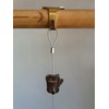 STAS Brass/Gold Molding Hooks - 10 Pack, Victorian-Style Dado &