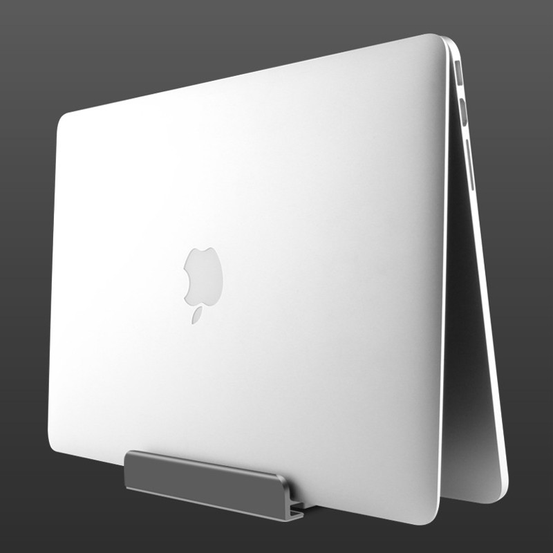 Vertical Laptop Stand 3 Slots Orderly Storage Width Adjustment Laptop