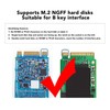 M.2 NGFF3.1 SSD Enclosure NGFF3.1 Aluminum Alloy Hard Drive Enclosure