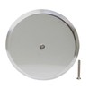 SUPPLY GIANT DD007S-F2 Floor Cleanout Cover Plate, 7-Inch, Stainless Steel,
