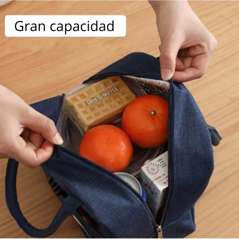Estuchelandia Lonchera Bolsa De Mano Termica Impermeable Aislante Almuerzo