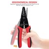 WGGE WG-015 Professional 8-inch Wire Stripper/Crimping Tool, Cable Cutter/Crimper, Wiring