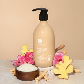 Luseta Rice Water Conditioner Strengthening & Nourishing Revitalizes Shine for All Hair Types Hydrating & Frizz Control for Women and Men 16.9oz