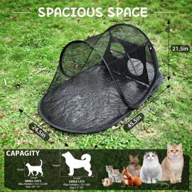 Tailtastic Outdoor Cat Tent with Removable Interactive FabricOutdoor Cat Enclosures for